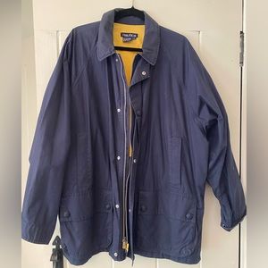 Vintage Nautica Men’s Blue Lightweight Jacket Used